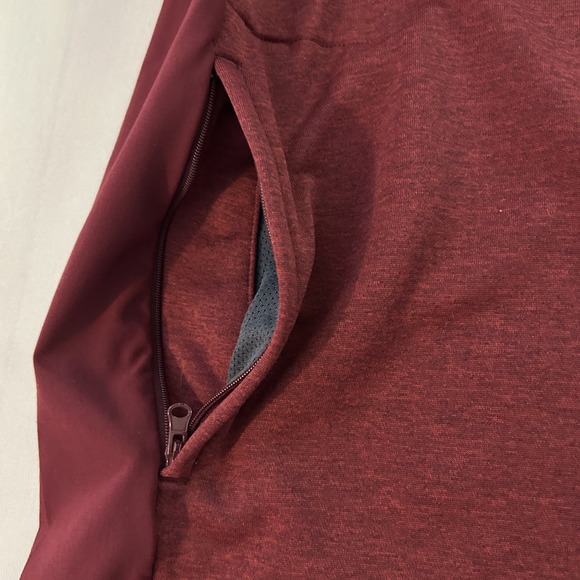Under Armour Qualifier Sweatshirt Small Maroon Red ColdGear Outdoor Active LA - Picture 8 of 8